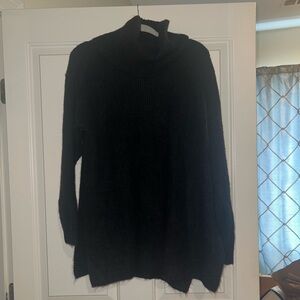 BloomChic Black Cowl Neck Sweater